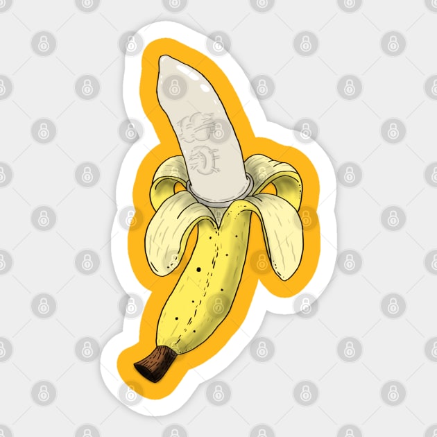 Banana kingdom Sticker by Snag_artconcept